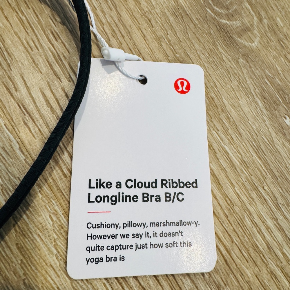 NWT Lululemon Like A Cloud Longline Ribbed Bra B/C 6 - Picture 4 of 8